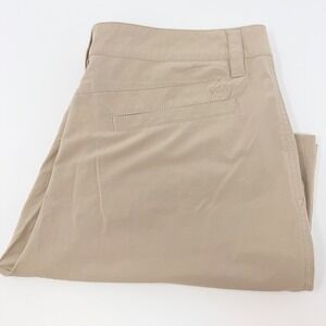 Southern Tide Mens Performance Shorts Khaki Tan Stretch W34 Golf Casual